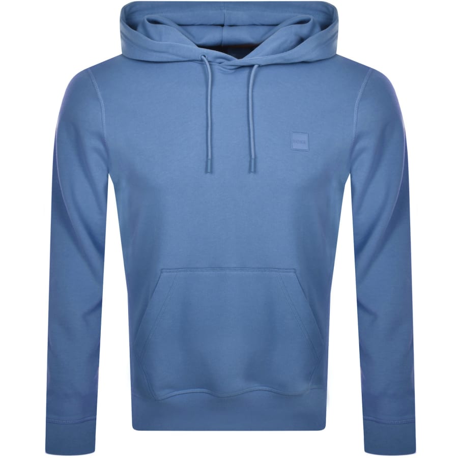 BOSS Wetalk Pullover Hoodie Blue Mainline Menswear